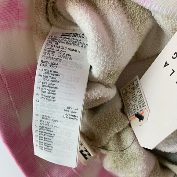 Billabong Salt Crystal Tie-Dye Pocket Jogger Pants, Junior Small S - Picture 11 of 12